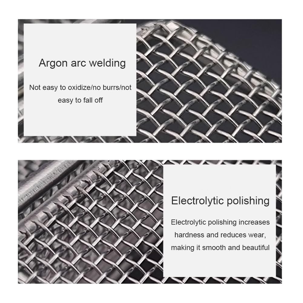 Panier de stérilisation en acier inoxydable avec couvercle – Plateaux en maille de 3 mm pour instruments médicaux orthopédiques et ORL