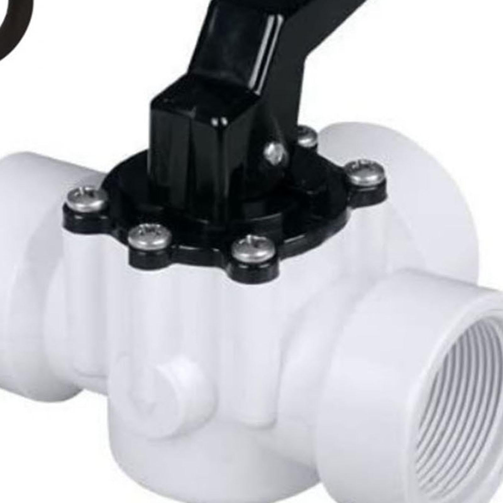 Vanne de dérivation 3 voies, adaptateur 32mm, robuste, professionnel 4517, 1.5 pouces, remplacement pour environ Groud, piscine, étang de jardin, Blanc