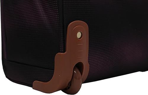 Vista 5 de Steve Madden Designer - Maleta de mano de 15 pulgadas, equipaje de fin de semana para viajes de negocios durante la noche, ligera, con 2 ruedas