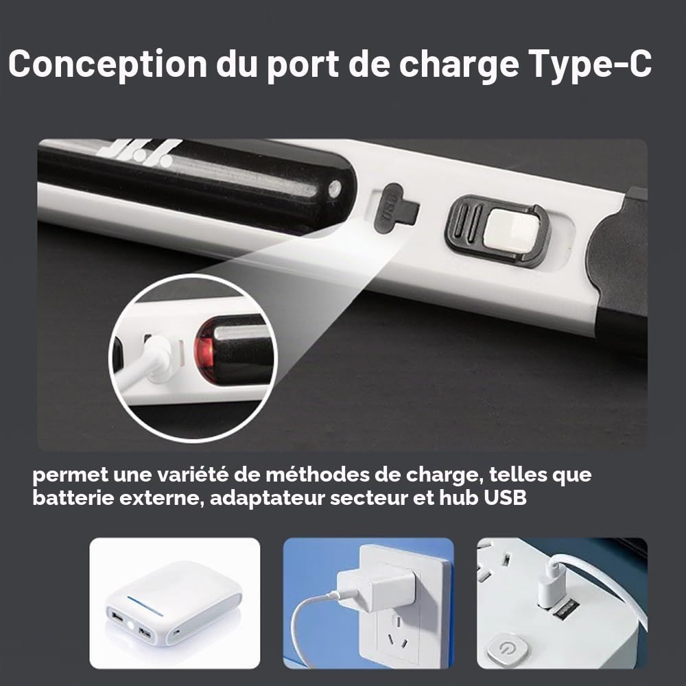 Machine à souder les plastiques portative, Kit de réparation de fissures de panneaux, découpe thermique, agrafeuse à chaud, ensemble d'outils de réparation de trous en plastique avec lumière LED