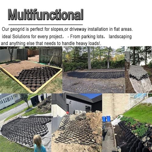 Sistema de retención de grava decorativo para renovar el suelo de la pasarela y el jardín exterior 3