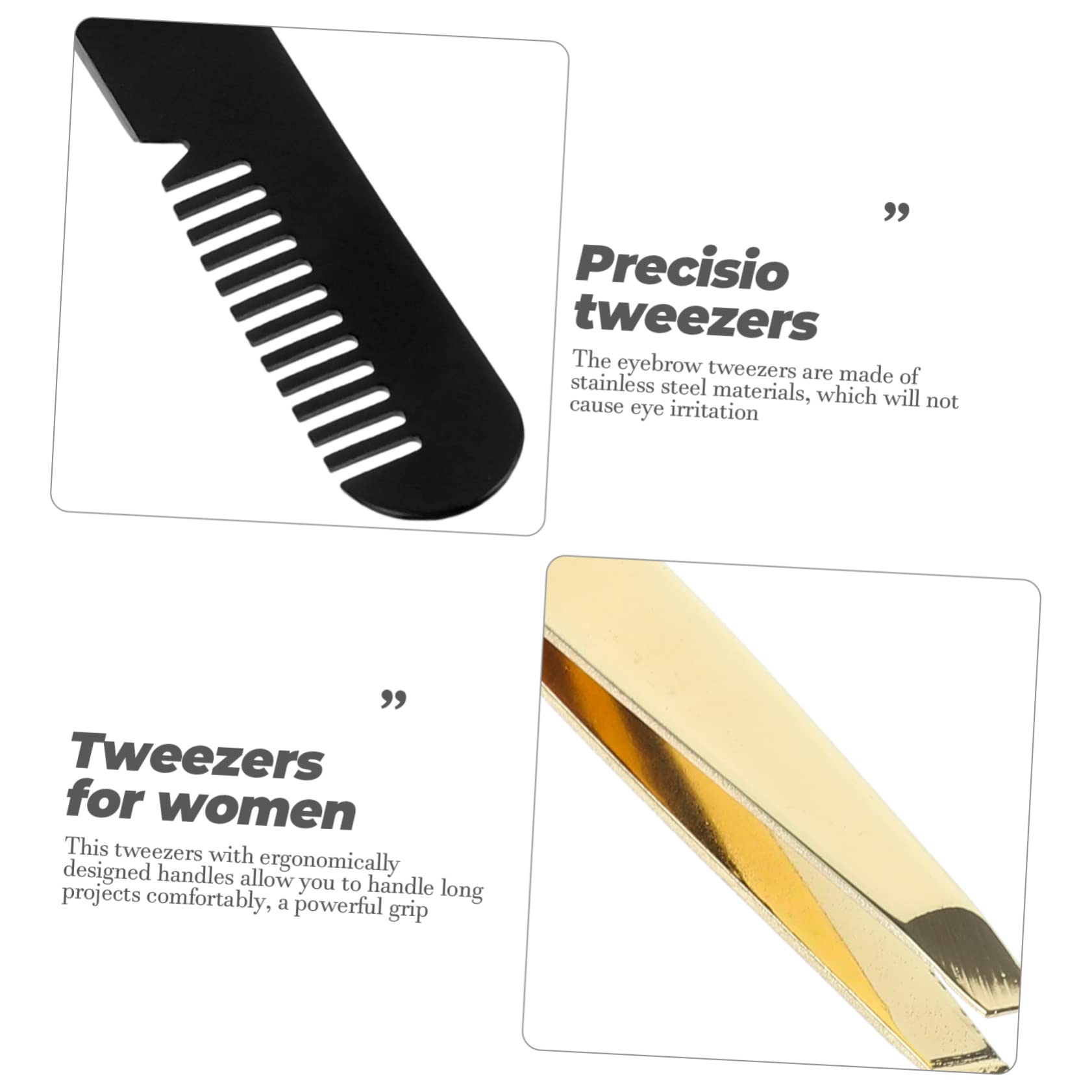 Healeved 20pezzi Pinzette Per Sopracciglia Inossidabile Con Design Elegante e Punte Di Precisione Strumenti Professionali Per La Bellezza Fai Te Per Donne e Applicazioni Di Trucco