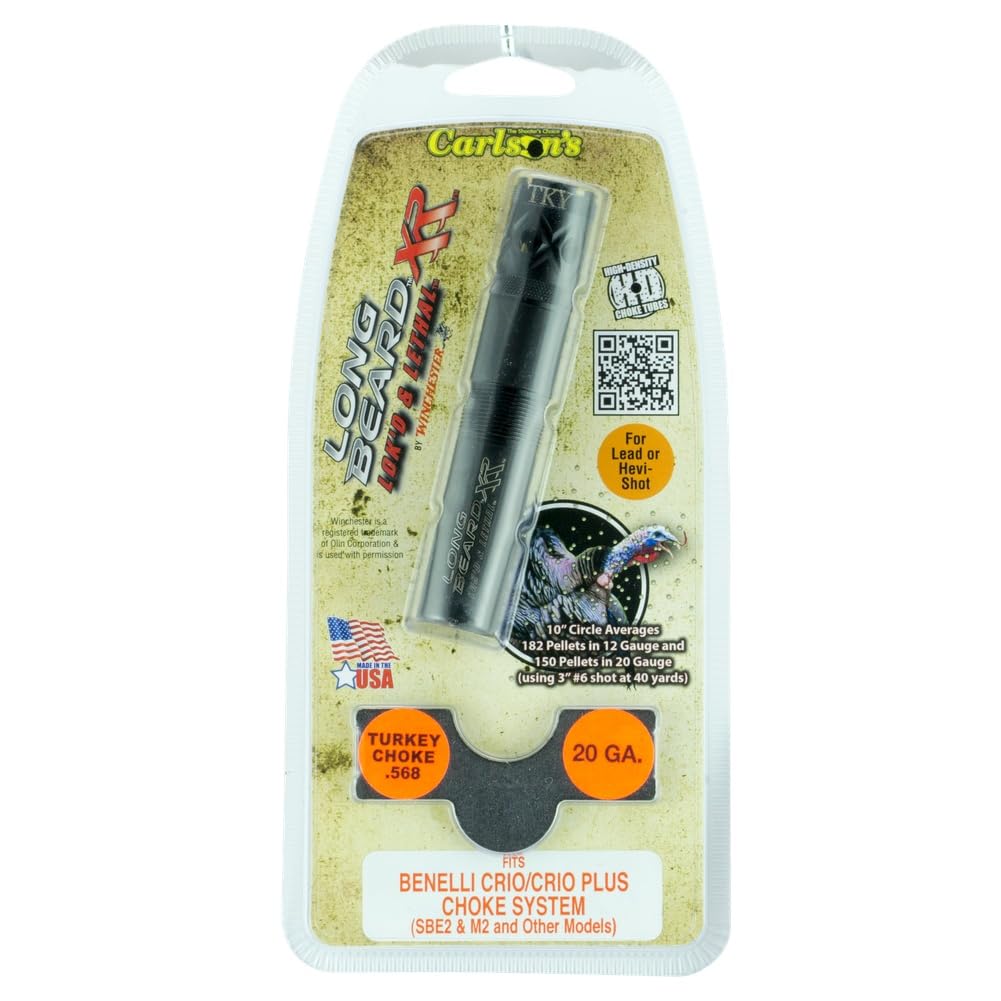 Carlson's Long Beard Turkey Choke — Benelli Crio Plus, 20ga