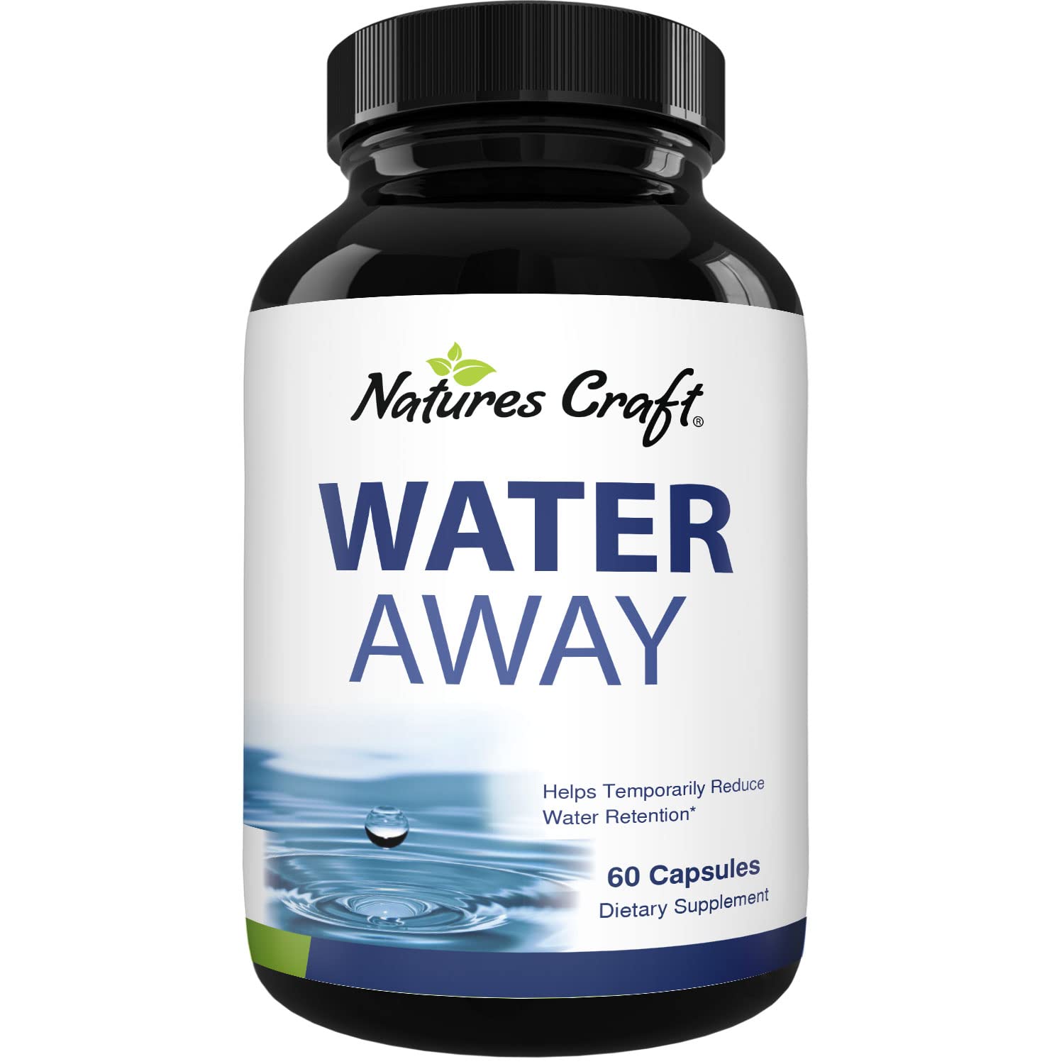 Water Away Diuretic Supplement with Dandelion Leaf ? Bloat Relief Pills
