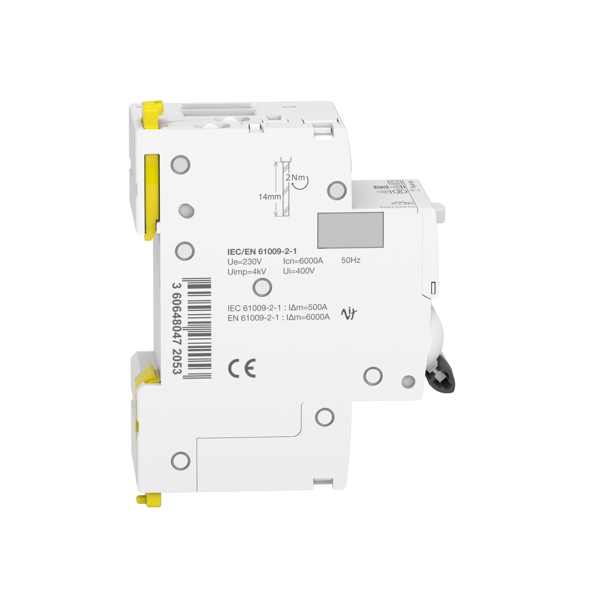 Schneider Electric A9D32610 - Interruttore FI/LS iDPN N Vigi 1P+N, 10A, C-Char., 30mA, tipo A, 6kA