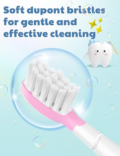 Miniatura 4 de Cabezales de cepillo de dientes para niños Philips Sonicare Cabezales de repuesto estándar para niños 7+ compatibles con Phillips 603294 6321 6340