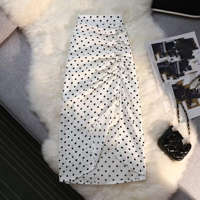 Falda Maxi Plisada Ligera Casual para Mujer3