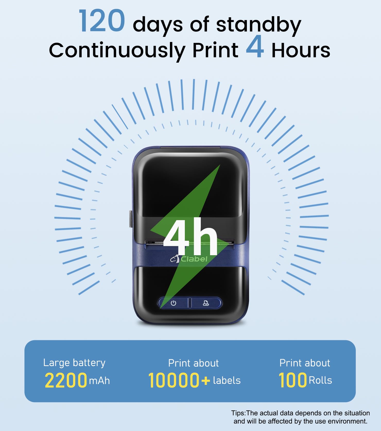 CLABEL Mini Stampante per Etichette Portatile: 230B Bluetooth Termica 300DPI Etichettatrice Adesive Compatibile con iOS e Android Label Printer con 1 Rotolo di Etichette per Ufficio Casa Prezzo