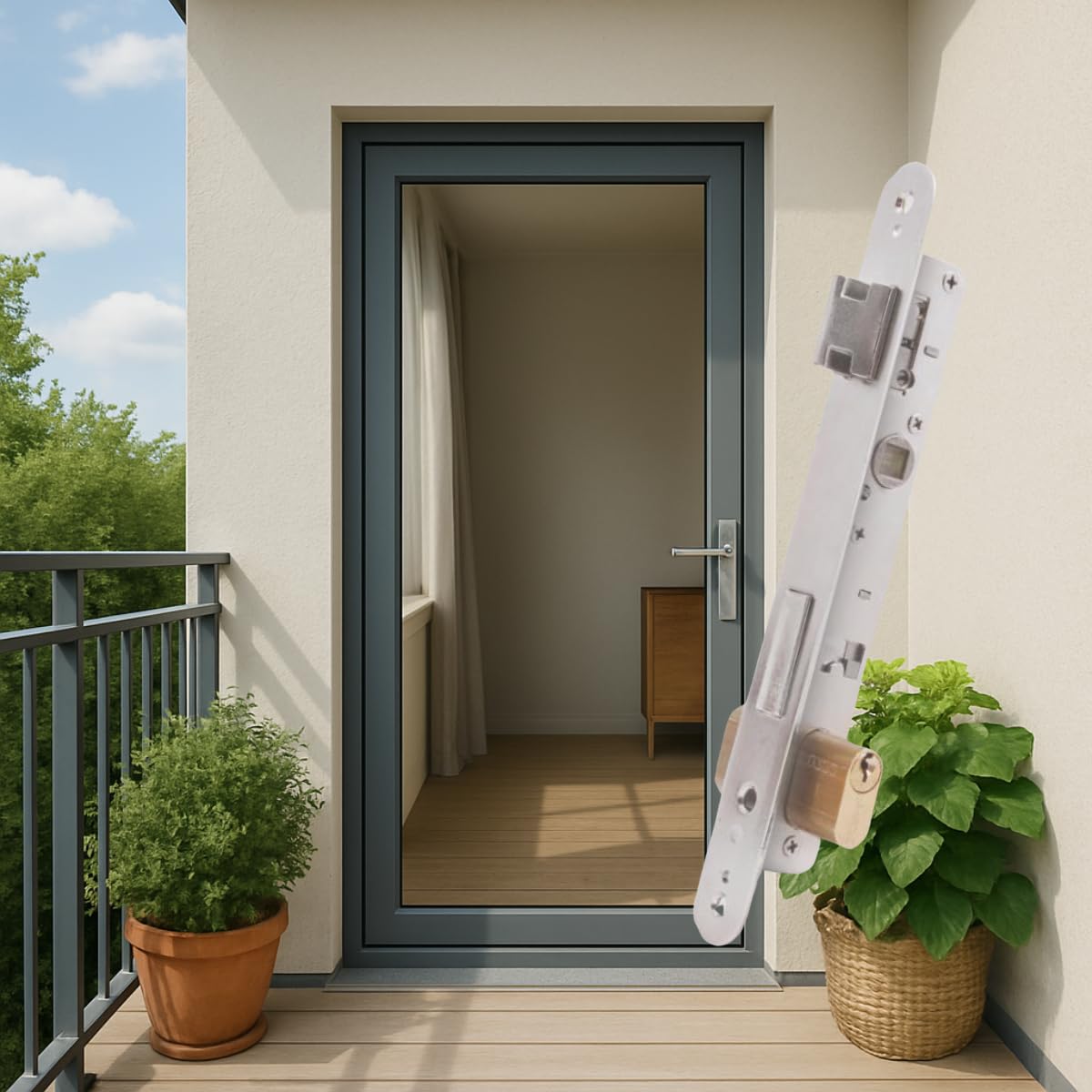 Lince 3017001-5550 - lock (in alluminio, 14 mm)
