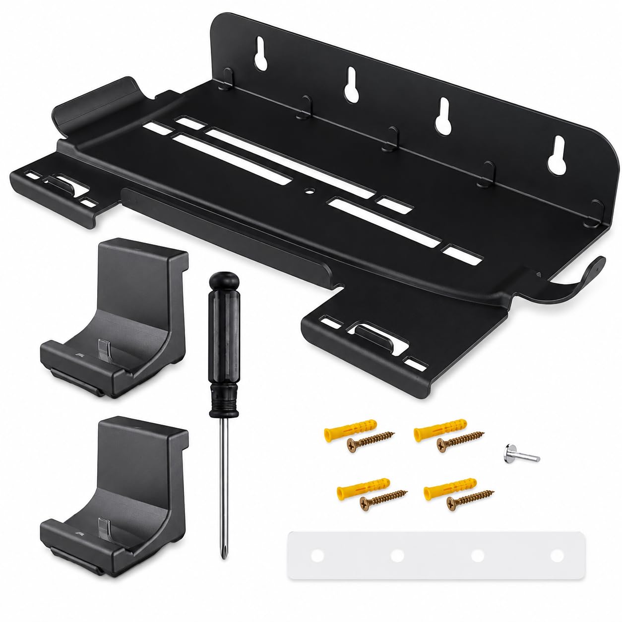 Supporto di ricarica da parete per gamepad con gancio per cuffie, supporto salvaspazio per controller e organizer per accessori