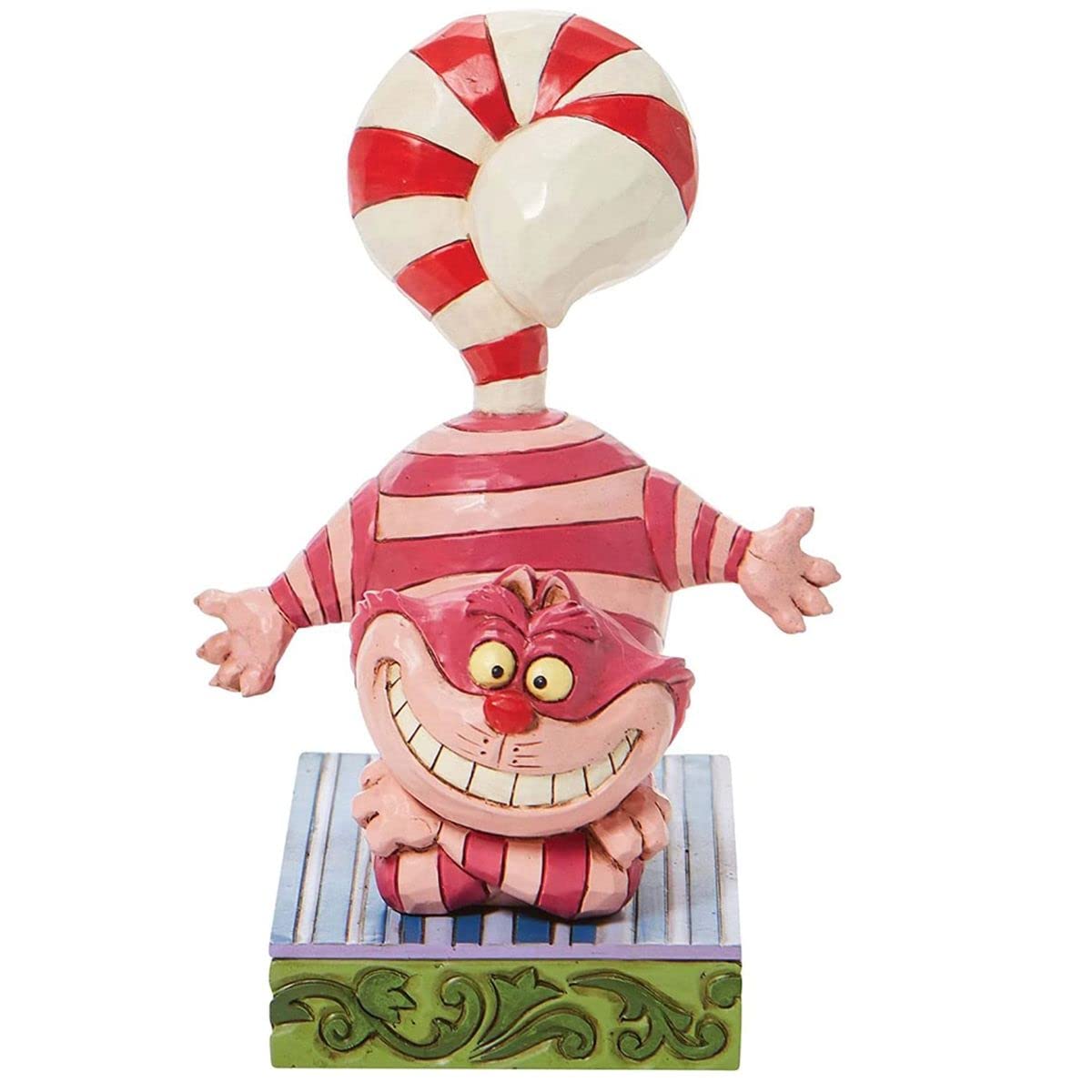 Le Chat de Cheshire statuette résine de collection Alice Pays des Merveilles