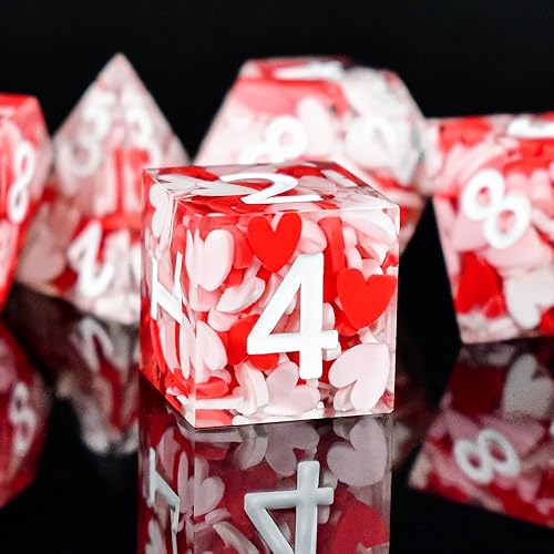 Miniatura 6 de RULE DICE DND - Juego de 7 dados de metal poliédricos D&D con caja de regalo de dados de metal para Calabozos y Dragones DND y juego multijugador de