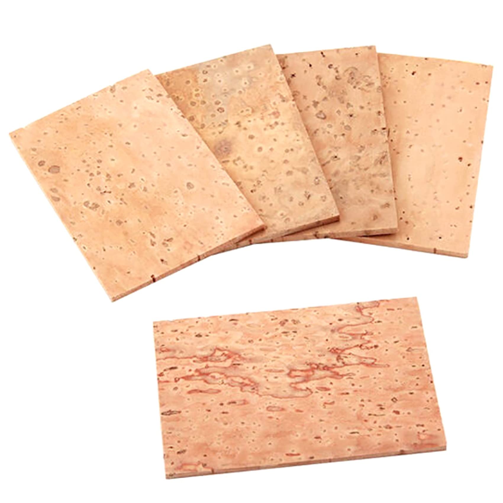 200PZ Sassofono Collo Foglio di Sughero 2 mm Soprano Tenore Soprano Sassofono Contralto Collo Naturale Foglio di Sughero Kit Naturale