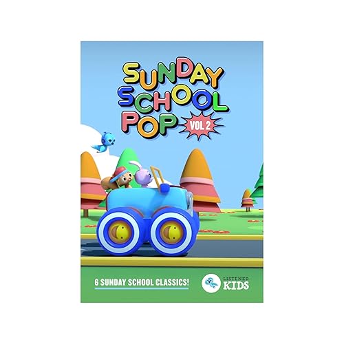 Sunday School POP (Vol 2) DVD by Listener Kids I Kids Praise and Worship I Christian Songs and Cartoon Videos