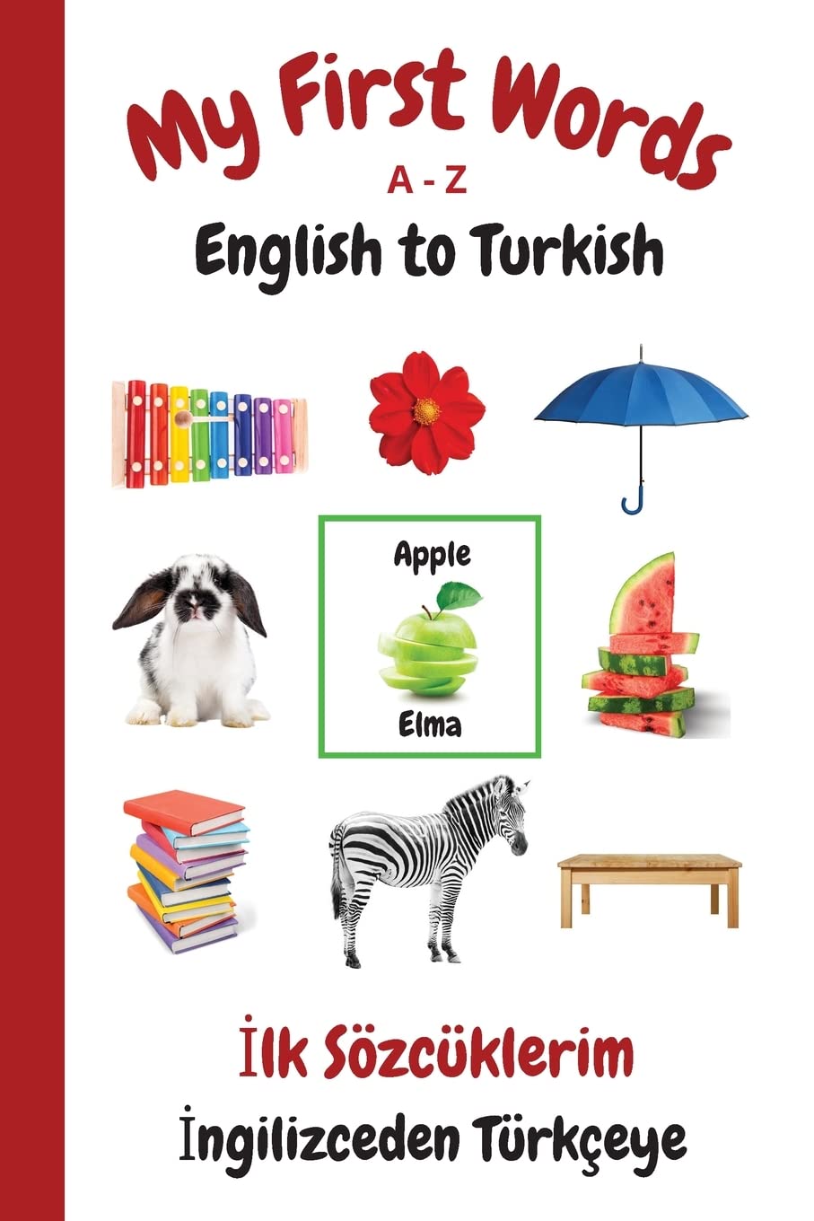 My First Words A - Z English to Turkish: Bilingual Learning Made Fun and Easy with Words and Pictures (My First Words Language Learning Series)