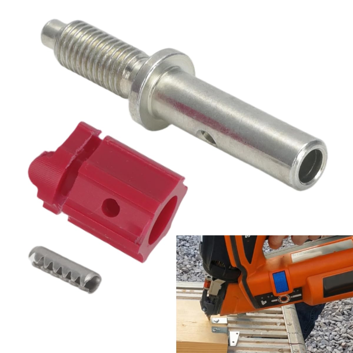 Alpha Rider for Paslode NailGun 360XI PPNXI PPN35CI Replacement Knob Assembly, Upgraded Hardened Metal Construction