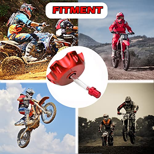 Cnc Aluminum Gas Fuel Tank Cap For Atv Dirt Pit Bike 70Cc 110Cc 125Cc 150Cc Ssr Xr50 Taotao Apollo Red #TOP4