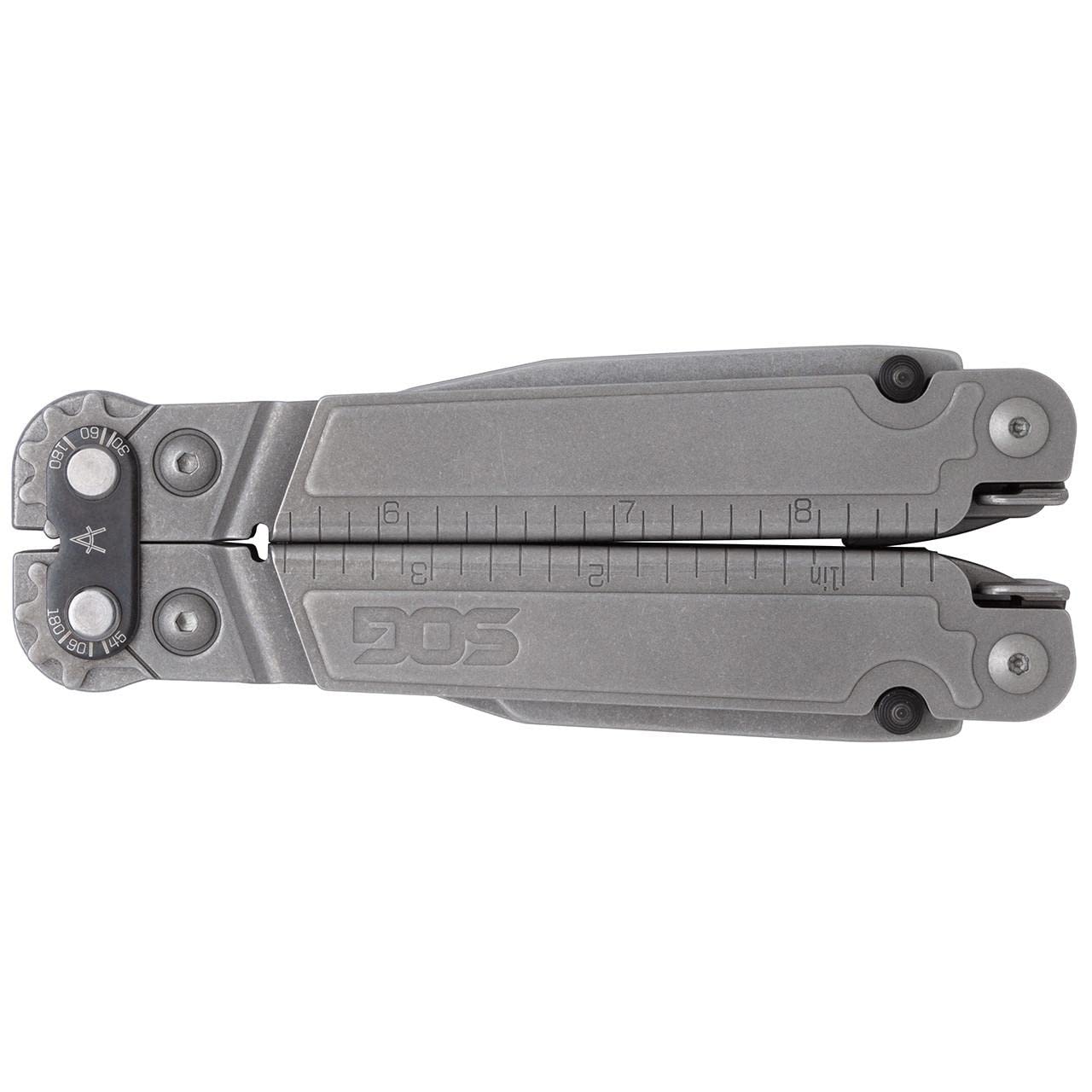 SOG Poweraccess Deluxe Sheath + HEX KIT narzędzie wielofunkcyjne, kolor srebrny, rozmiar uniwersalny