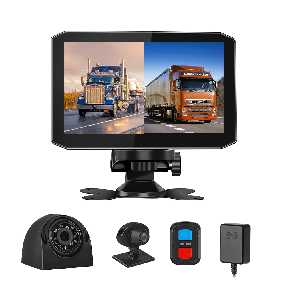 Amazon.co.jp: Motocam バックカメラモニターセット 7インチ 2カメラ