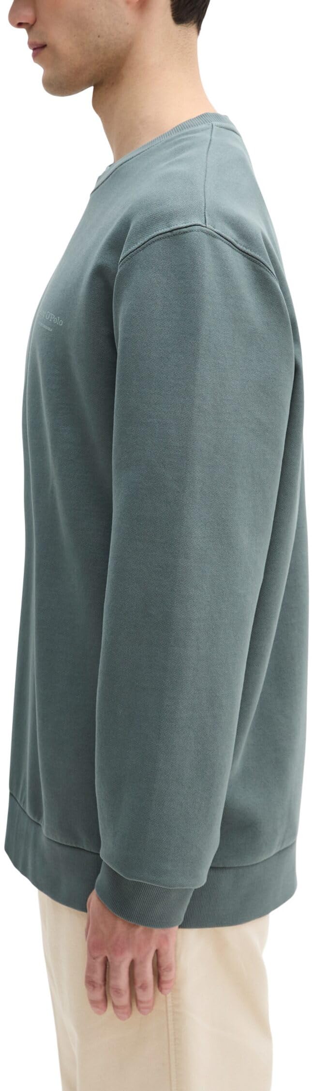 Marc OߴPolo Herren Sweatshirt aus Bio-Baumwolle mit Logo