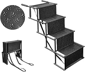 QLLQQL Dog ramps for cars, For Land Rover Discovery 5 2017+ Metal Frame ...