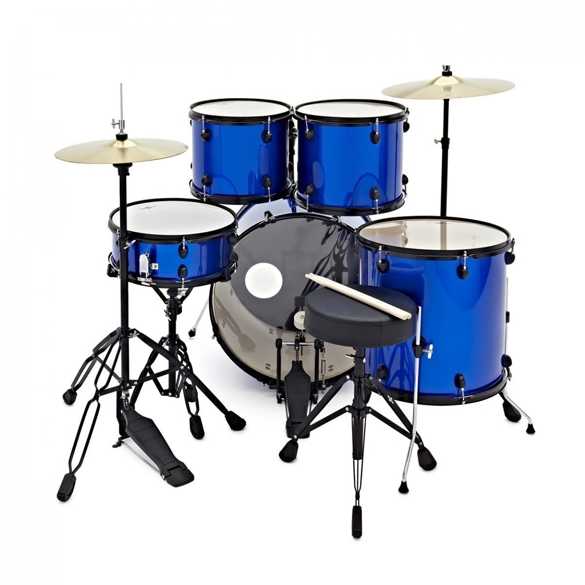 Batteria acustica BDK1 Gear4music Blu Dimensione completa