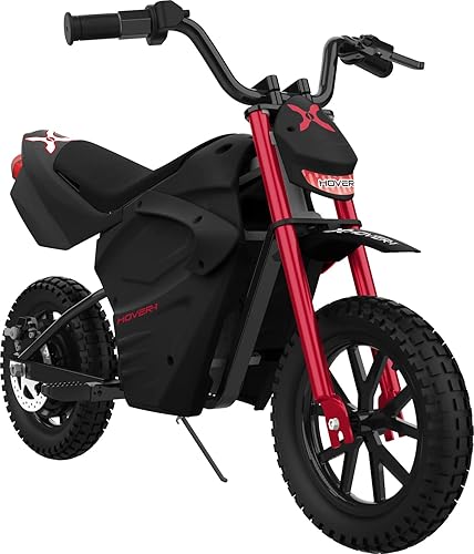 Hover-1 H1 TRAK Electric Dirt Bike for Kids 9MPH 9MI Range Powerful 250W Motor-24v5ah Hand Brake Quick Charge 4HRS