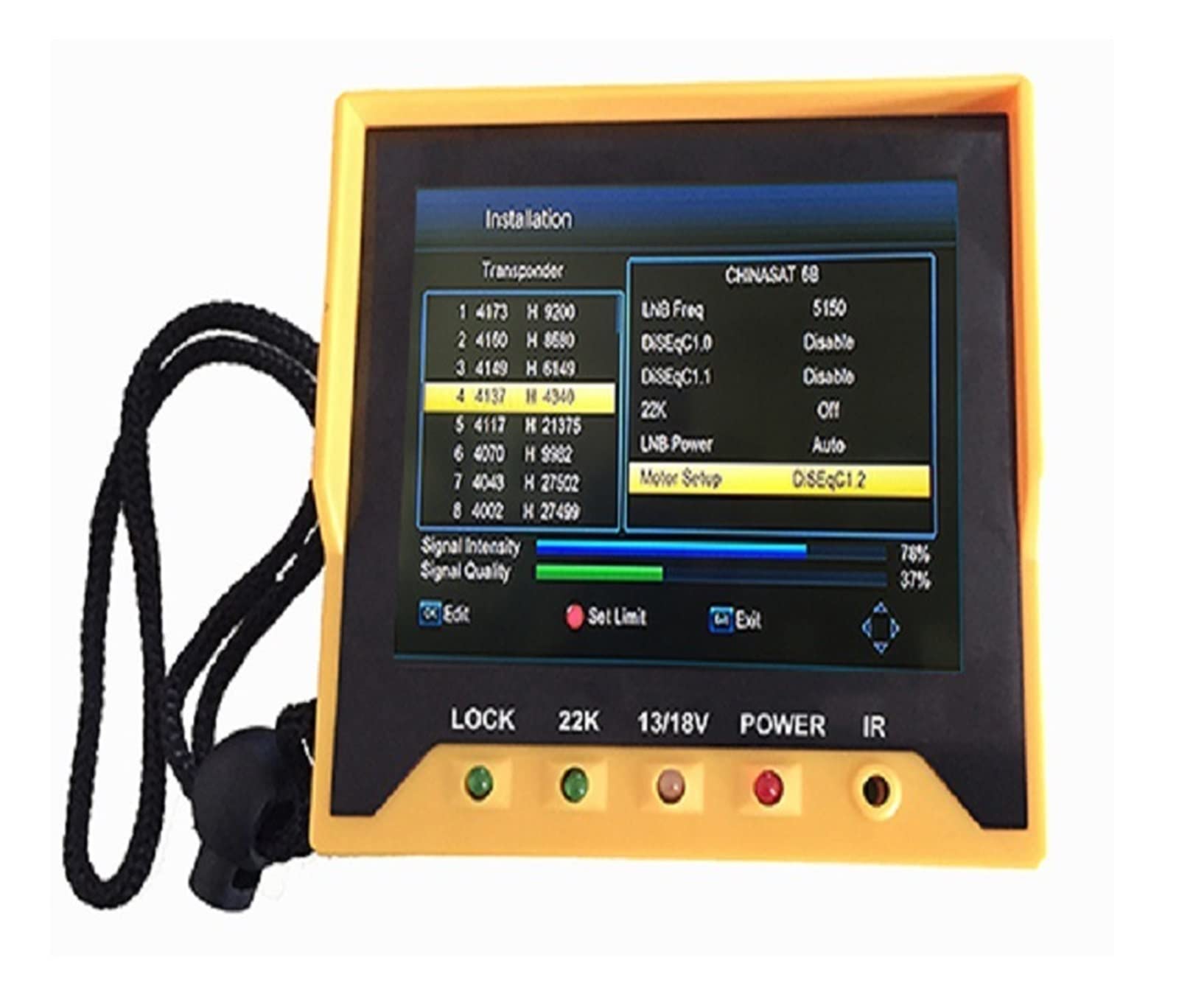 Wielofunkcyjna Cyfrowa Wizjer Satelitarny 3,5 Cala TFT LCD KPT-356H