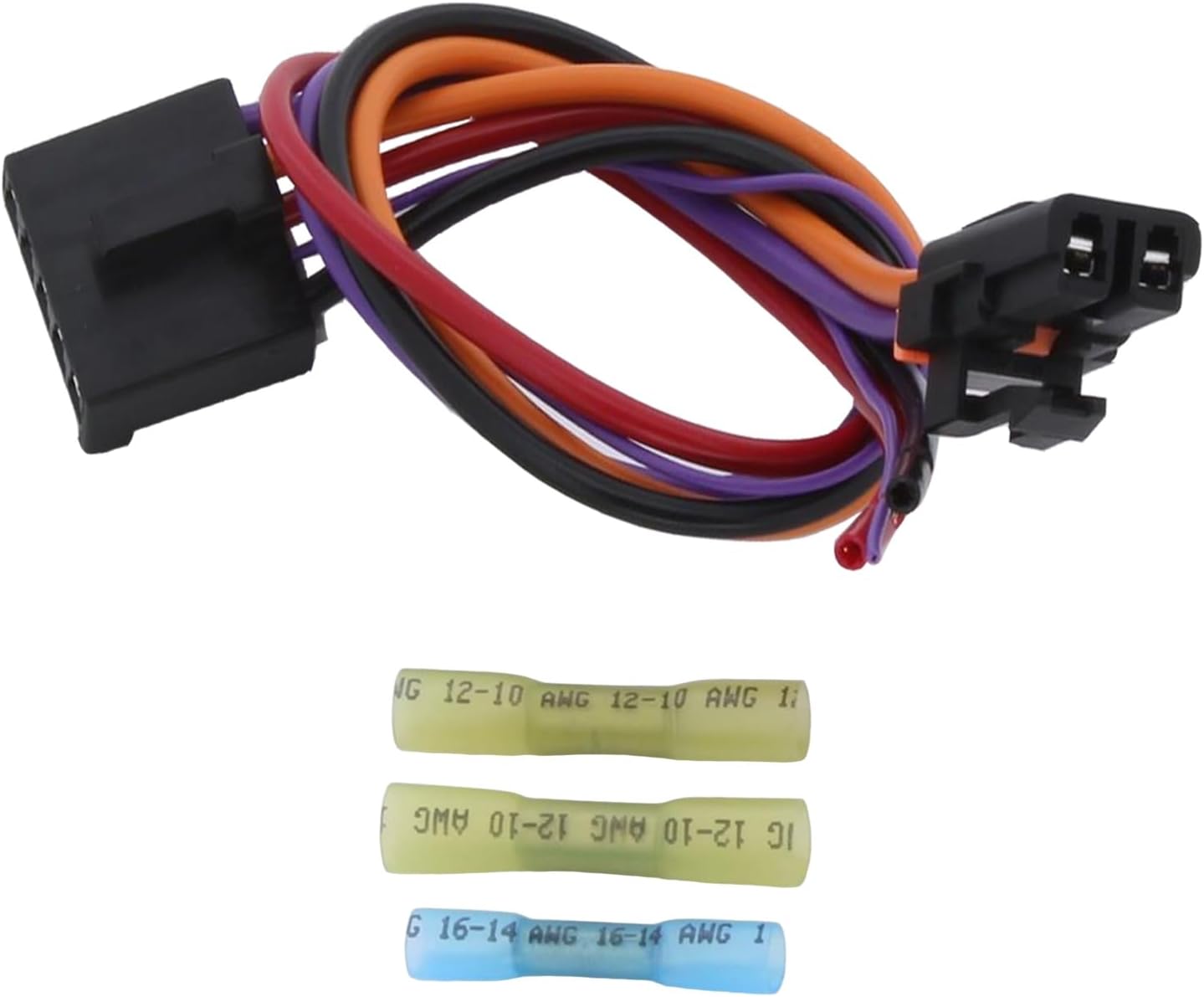 Blower Motor Resistor Wiring Harness Connector Compatible with Chevy, GMC Silverado, Tahoe, Suburban, Sierra, Yukon XL - AC Replaces 89018778, 89019351, 1581773