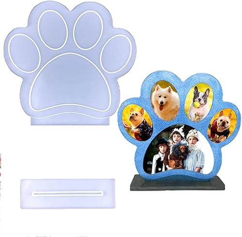 Miniatura 8 de Moldes de resina para marco de fotos, forma de globo de aire caliente, moldes de fundición de resina de silicona, moldes epoxi para decoración de