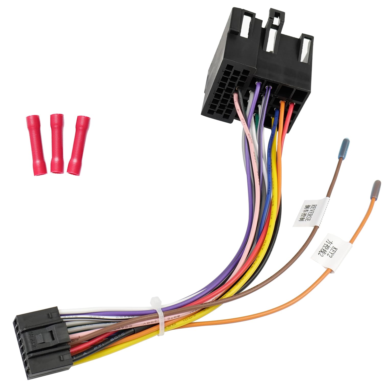 Jayubien Radio Stereo Wiring Harness Adapter Compatible with Hyundai Elantra Genesis Santa Azera Kia Forte Optima Rio 36Pin Car Radio Connector 2012-Below