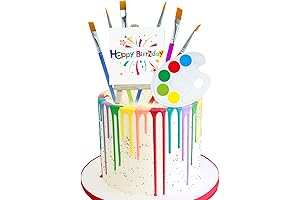 Perfect Painting Party Cake Topper Decor for Art Lovers