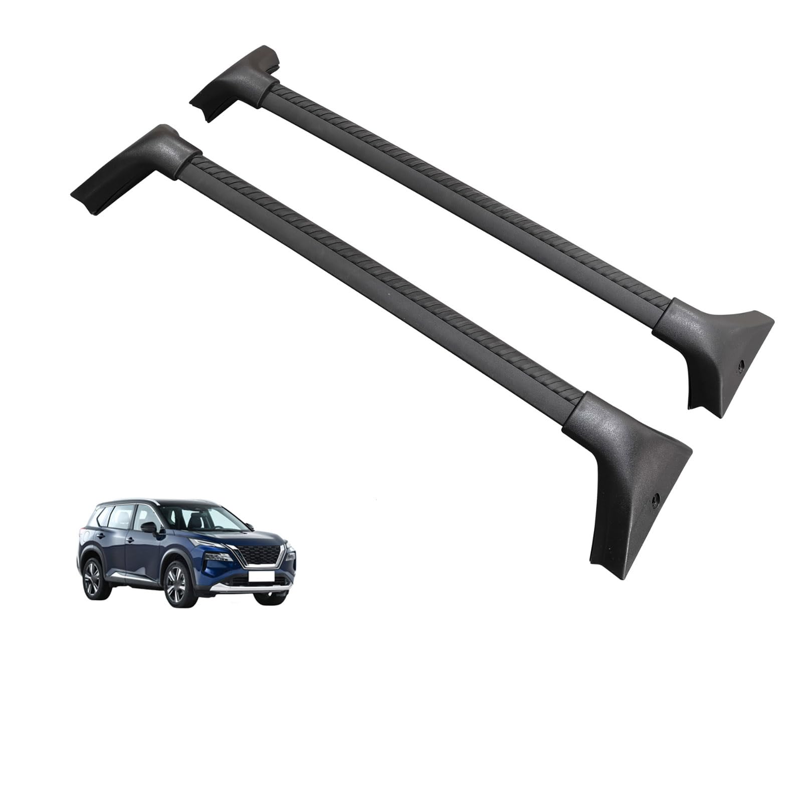 Barras de techo para Nissan X-Trail 2021-2023 portaequipajes coche aluminio