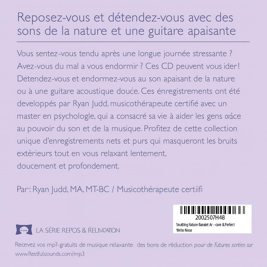 Coffret 4 Albums Sons Nature Relaxation Méditation Sommeil