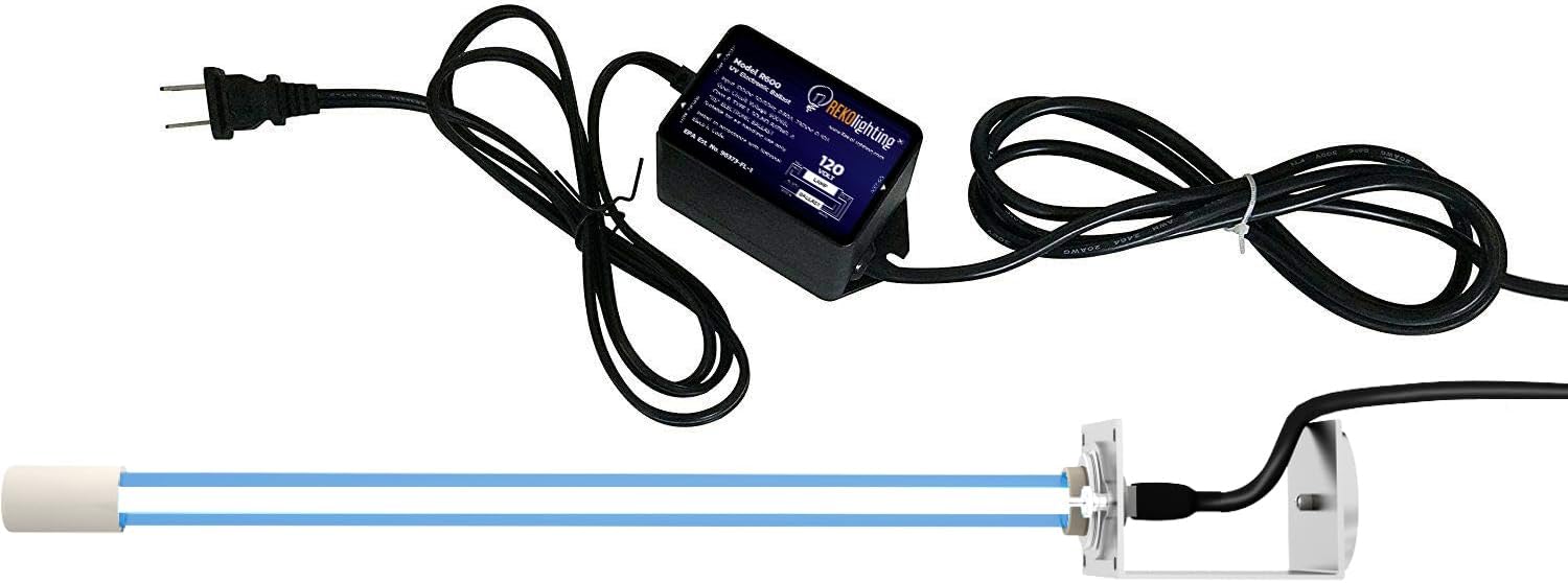 120-220v Power R600 UV Light Coil Cleaner for HVAC AC 14" Germicidal Bulb with Magnet