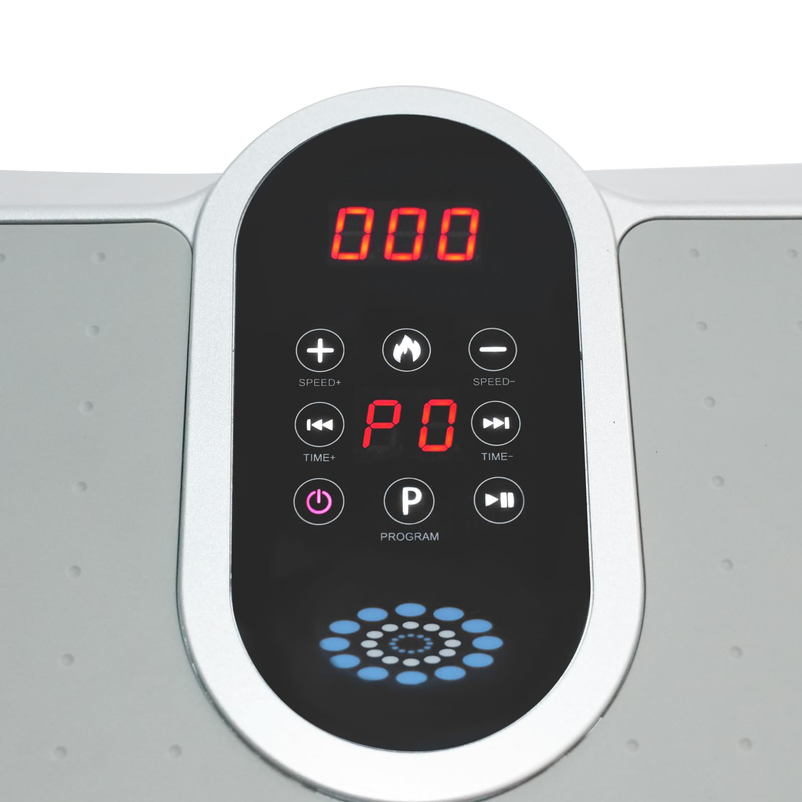 Płyta wibracyjna z 9 trybami treningu, połączenie Bluetooth, płyta wibracyjna do domu z pilotem zdalnego sterowania i wyświetlaczem LED, cicha płyta wibracyjna do treningu całego ciała, odchudzania