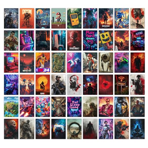 Image of Wallgasm paper Gaming Art Bundle - Set of 54, 4 x 6 Inches Posters
