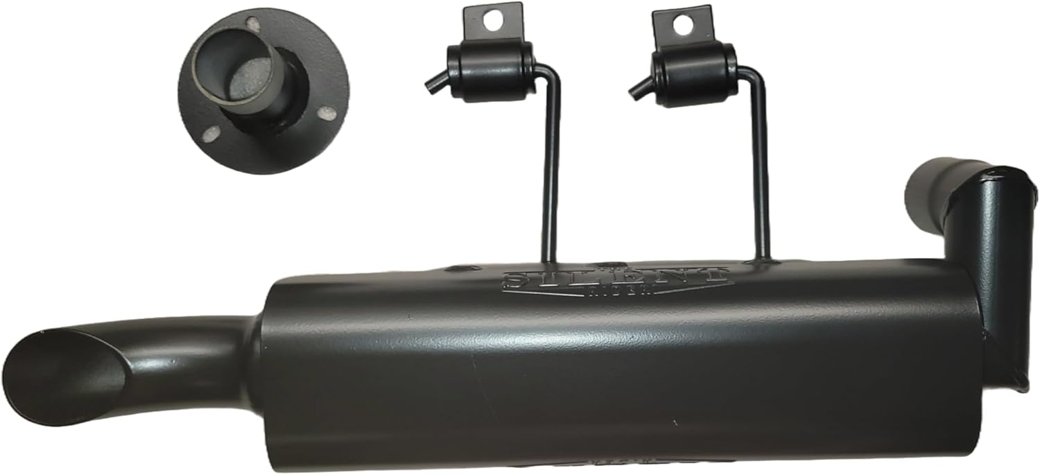 The Silent Rider ATV Silencer BT-5A compatible with Rhino 450(06-09)660(04-07) - Challenger 700-Bennche Bighorn 500/700/700 Crew - Coleman Outfitter 500/700/700L-Hisun 500/700-Massimo 500/700(10-14)