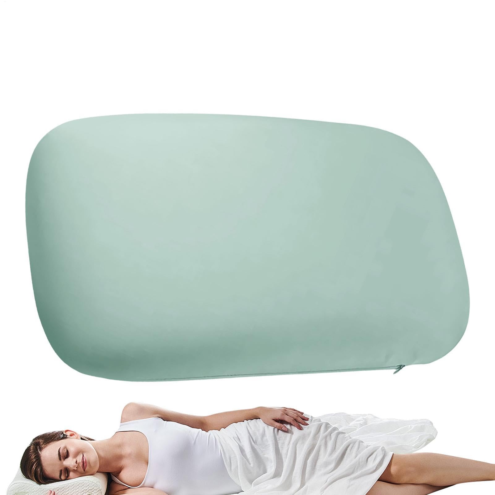 Almohada suave y plegable de material de memoria de refrigeración para