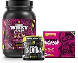 Kit Whey Protein Woman + Kimera Woman + Atlas Creatina 90g - Iridium Labs