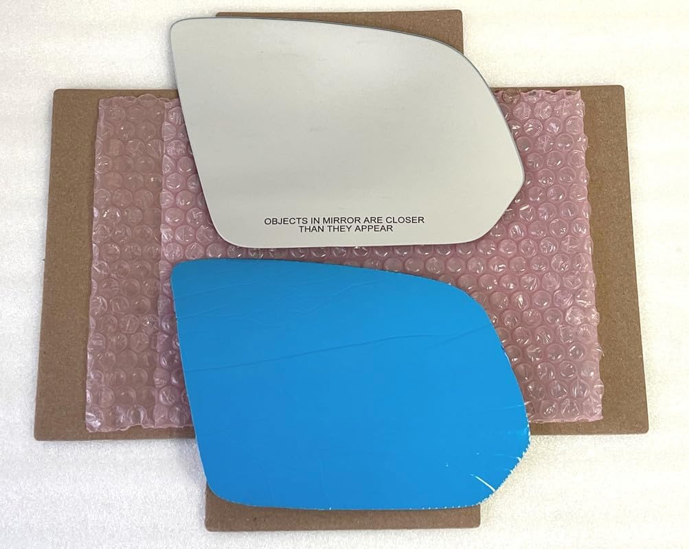 Replacement Mirror Glass with Full Size Adhesive for 2016-2022 Mercedes Benz Metris Passenger Side View Right RH