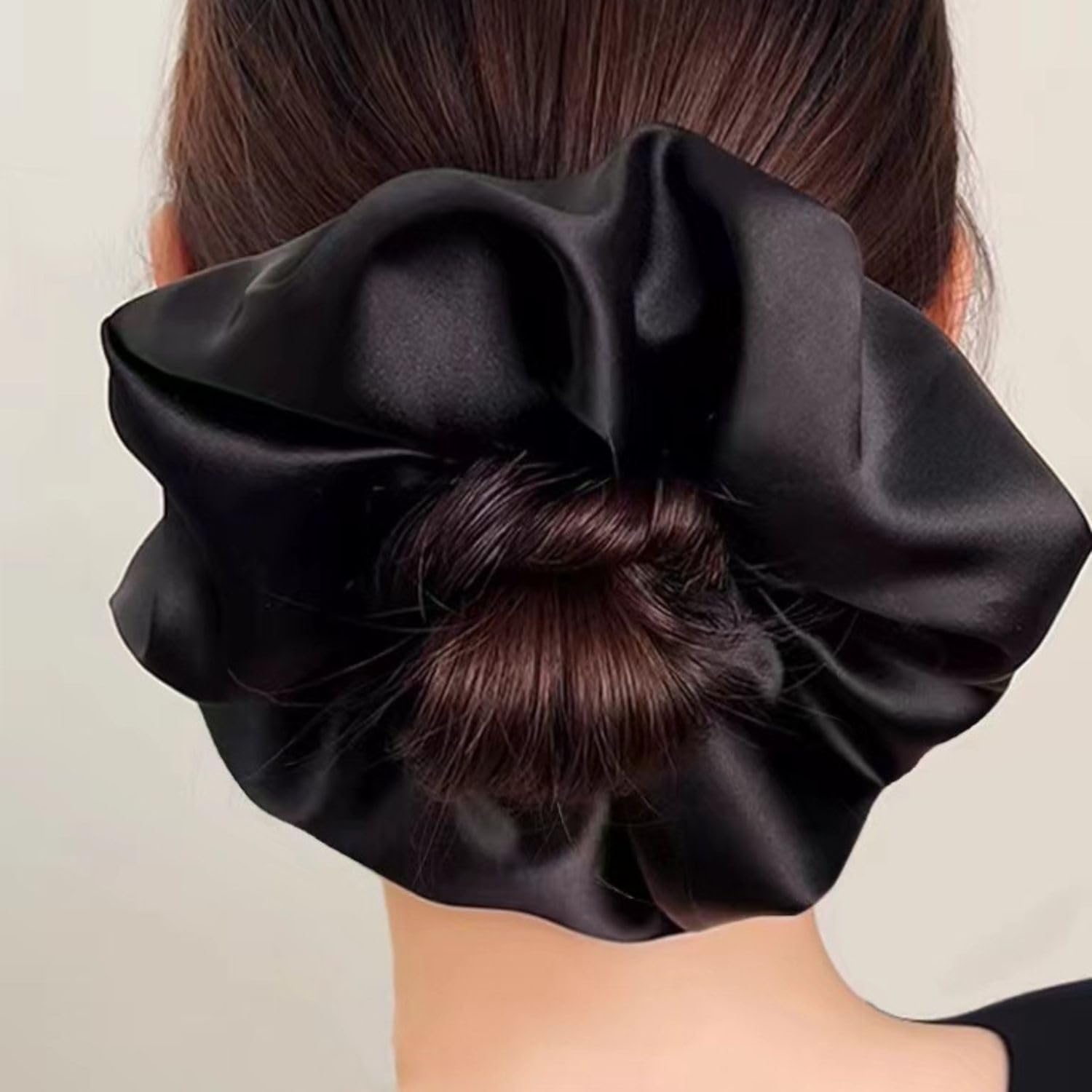6 PCS Big Scrunchies for Women Large Satin Hair Ties No Damage - Image 4