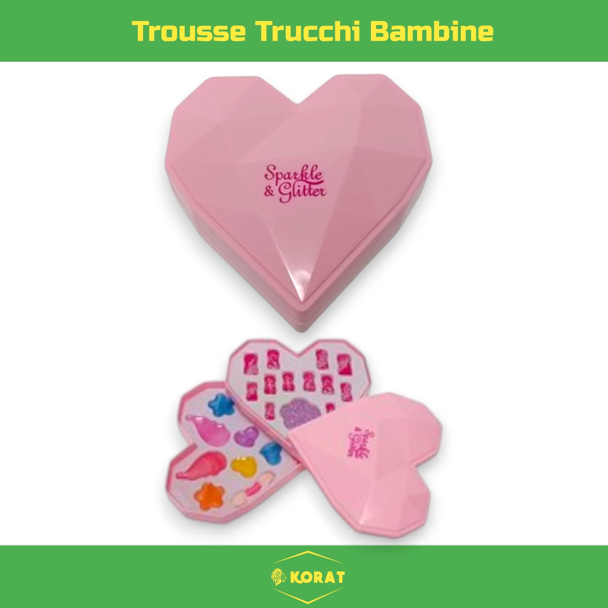 KORAT - Uovo Sorpresa Unicorno per Bambina Kit Scuola, Bellezza, Make Up, Disegno o Music Grande Uovo Rosa con Zaino e Accessori Unicorni Pasqualone Idea Regalo Compleanno Pasqua (Unicorno Make - Up)