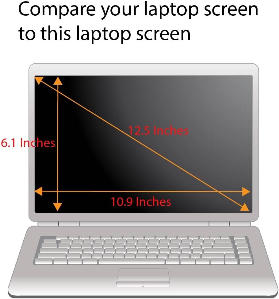Anti Blue Light Screen Protector (3 Pack) for 12.5 Inches Laptop. Filter out Blue Light and relieve computer eye strain to help you sleep better
