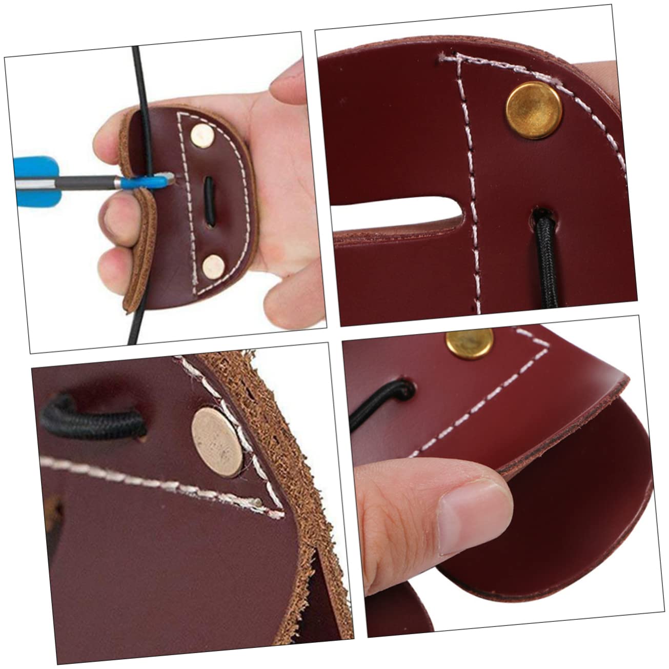 KICHOUSE Finger t Recurve Fingers Protector for Made from Sturdy Comfortable Tear Resistant