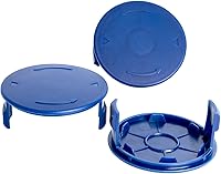 Vista 7 de Cubierta de tapa de carrete compatible con Hyber Tough Weed Eater HT18-401-002-01 HT19-401-003-03, cubierta de repuesto para Weed Whacker