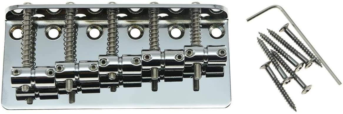 P Bass 5 String Electric Bass Guitar Bridge fits for Jazz J Bass or Precision Chrome