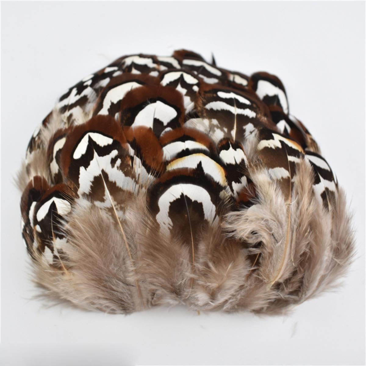 Natürliche Pfauenfasanenfedern, kleine Hühnergänsefedern, Materialien, Bastelzubehör, Dekoration, Größe 3–7 cm, 500 Stück