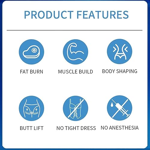 PHOLK Body Sculpt Slimming Machine, 2800W Electromagnetic Body Sculpting Machine, Magnetic Vibration Intensity: 7 Tesla, EMS for Fat Burning, for Thighs, Buttocks - 3