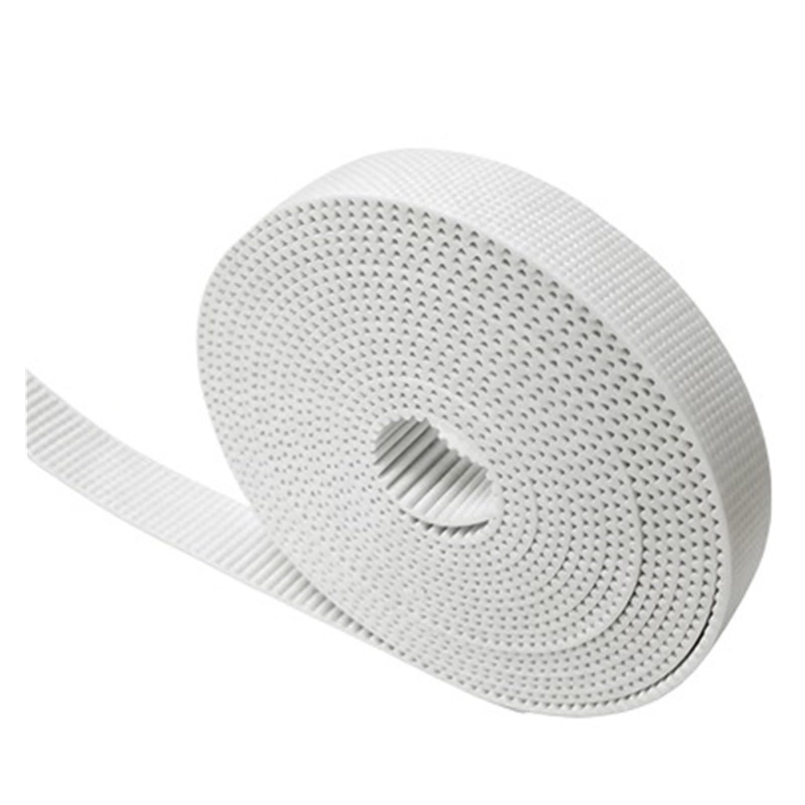 1PC HTD 5M poliuretanowa PU otwarta szerokość pasa 25/30/40/50mm zakończona przekładnia przenośnikowa pasy napędowe(15Meter White,40mm)